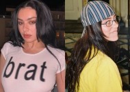 Charli XCX和Billie Eilish把Brat视频里的内衣都捐给了无家可归的女人